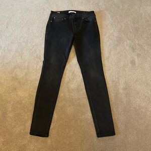 Pacsun Black Stacked Skinny Jeans